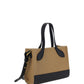 Bally Elegant Mini Two-Tone Leather Handbag