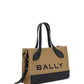 Bally Elegant Mini Two-Tone Leather Handbag