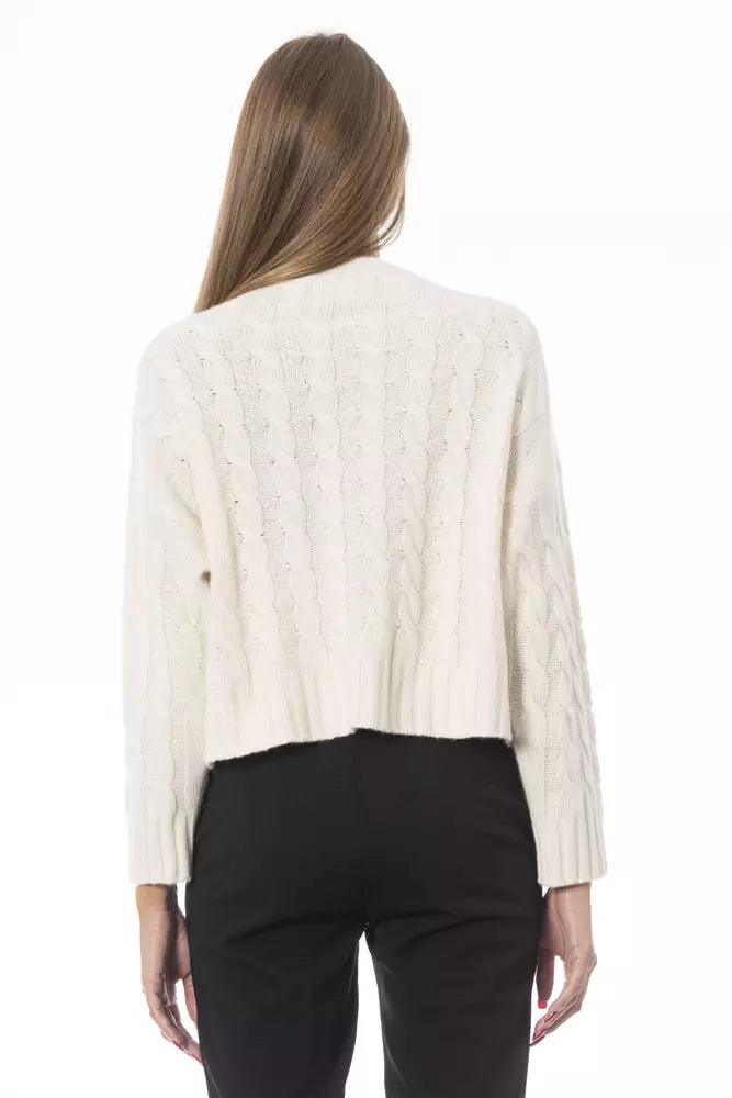 Baldinini Trend Beige Wool Women Sweater