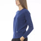 Baldinini Trend Blue Wool Women Sweater