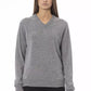 Baldinini Trend Gray Wool Women Sweater