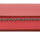 Dolce & Gabbana Elegant Red Leather Lanyard Card Holder