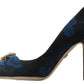 Dolce & Gabbana Elegant Blue Crystal Embellished Pumps