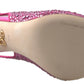 Dolce & Gabbana Elegant Slingback Heels in Pink Silk Blend