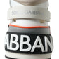 Dolce & Gabbana Multicolor High Top Portofino Sneakers