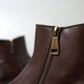 Dolce & Gabbana Brown Leather Chelsea Mens Boots Shoes