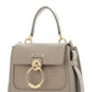 Chloé Elegant Motty Grey Calfskin Tess Handbag