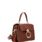 Chloé Elegant Sepia Brown Calfskin Shoulder Handbag