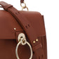 Chloé Elegant Sepia Brown Calfskin Shoulder Handbag