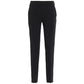 Boutique Moschino Elegant Satin Trousers with Side Zip