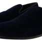 Dolce & Gabbana Elegant Blue Velvet Loafers for Men