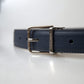 Dolce & Gabbana Aquamarine Blue Leather Belt