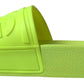 Dolce & Gabbana Elegant Yellow Green Slide Sandals