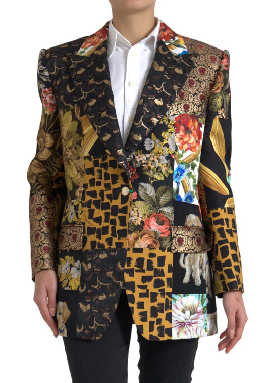 Dolce & Gabbana Elegant Multicolor Single Breasted Jacket