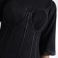 Dolce & Gabbana Timeless Black Silk Blend Corset Top