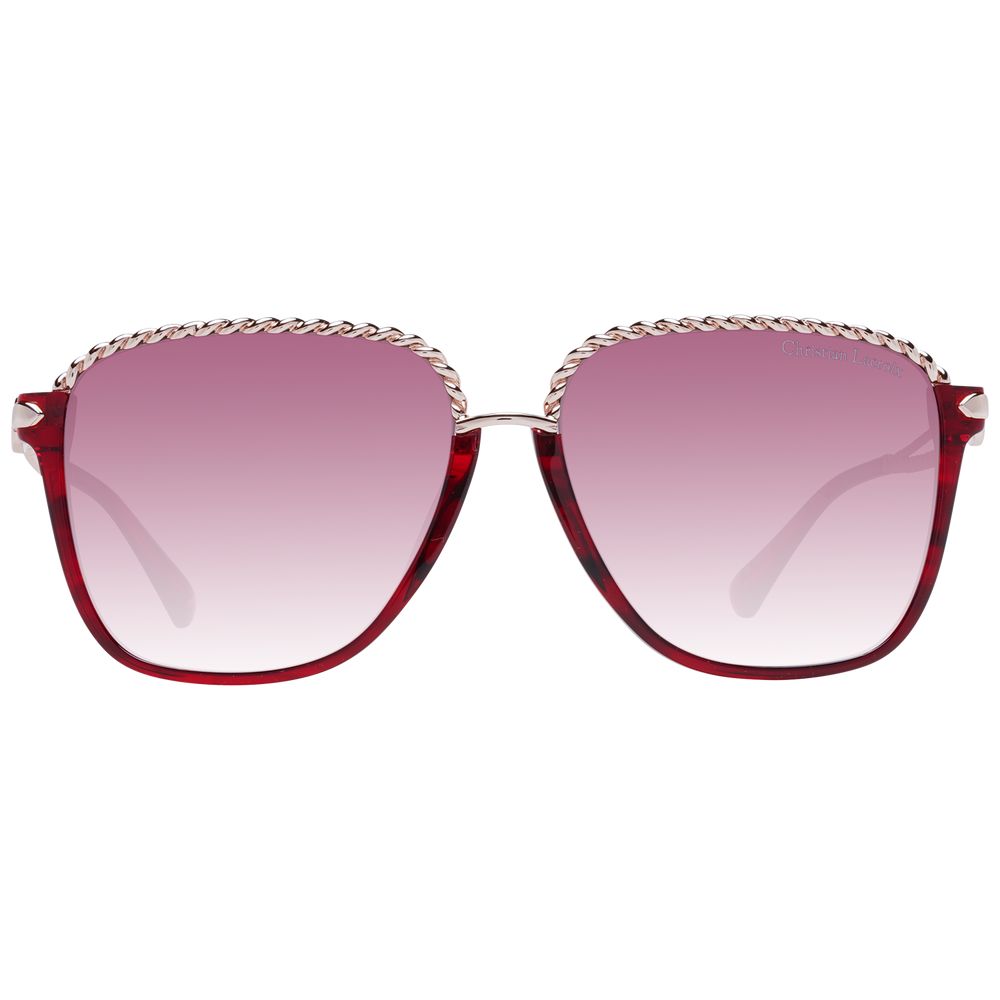 Christian Lacroix Burgundy Women Sunglasses