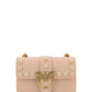 PINKO Chic Pink Cipria Mini Love Shoulder Bag