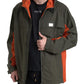 Dolce & Gabbana Elegant Hooded Full Zip Jacket in Green and Orange