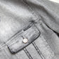 Dolce & Gabbana Elegant Gray Cotton Stretch Denim Jacket