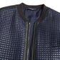 Dolce & Gabbana Elegant Blue Nylon Zip Blouson Jacket