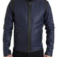 Dolce & Gabbana Elegant Blue Nylon Zip Blouson Jacket