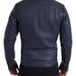 Dolce & Gabbana Elegant Blue Nylon Zip Blouson Jacket