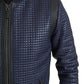 Dolce & Gabbana Elegant Blue Nylon Zip Blouson Jacket