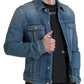 Dolce & Gabbana Elegant Blue Denim Stretch Jacket