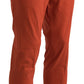 BENCIVENGA Elegant Orange Pure Cotton Pants