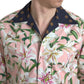 Dolce & Gabbana Elegant Slim Fit Pink Casual Shirt