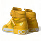 Dolce & Gabbana Chic High-Top Color-Block Sneakers