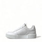 Dolce & Gabbana Elegant White Miami Lace-Up Sneakers