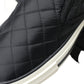 Dolce & Gabbana Elegant Quilted Black Canvas Sneakers