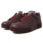 Dolce & Gabbana Elegant Bordeaux Leather Sneakers