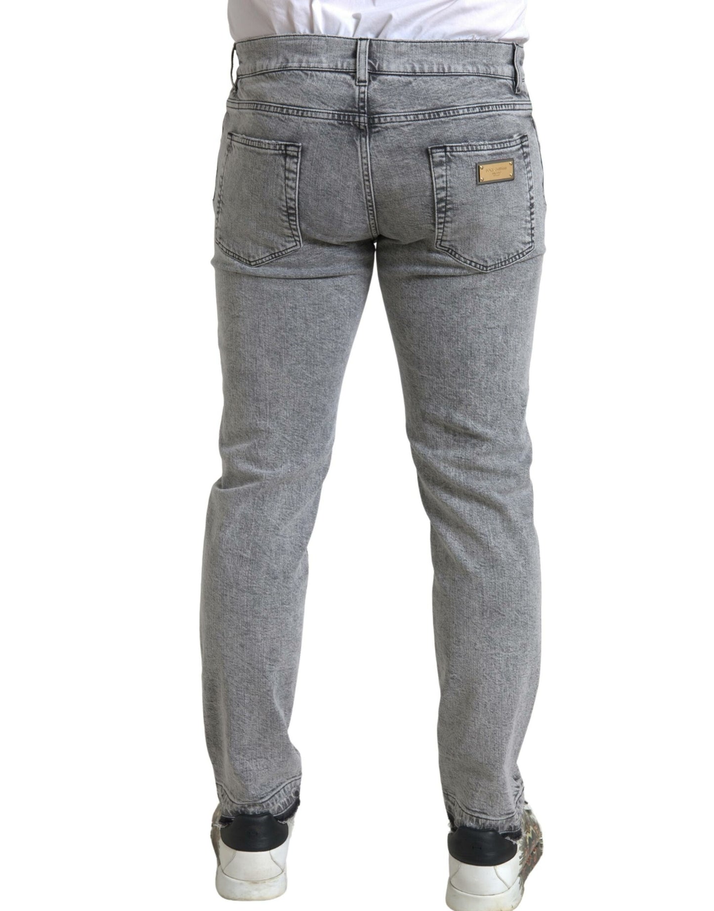 Dolce & Gabbana Elegant Skinny Cotton Denim Jeans