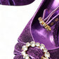 Dolce & Gabbana Regal Purple Ankle Strap Heels