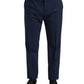 Dolce & Gabbana Elegant Blue Martini Slim Fit Two-Piece Suit