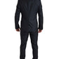 Dolce & Gabbana Elegant Black Silk Blend Martini Suit