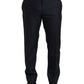 Dolce & Gabbana Elegant Black Silk Blend Martini Suit