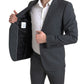 Dolce & Gabbana Elegant Grey Checkered Slim Fit Suit