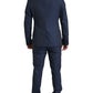 Dolce & Gabbana Elegant Dark Blue Slim Fit Designer Suit