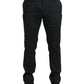 Dolce & Gabbana Elegant Slim Fit Black Martini Suit