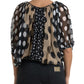 Dolce & Gabbana Elegant Polka Dot Silk Blouse