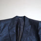 Dolce & Gabbana Metallic Blue Martini Slim Fit Suit