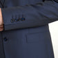 Dolce & Gabbana Elegant Dark Blue Slim Fit Designer Suit