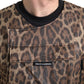 Dolce & Gabbana Silk Leopard Vest Exclusive Sportswear