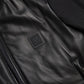 Dolce & Gabbana Sleek Black Leather Bomber Jacket