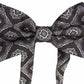 Dolce & Gabbana Elegant Silk Tied Bow Tie in Black & White