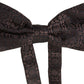 Dolce & Gabbana Elegant Silk Brown Bow Tie