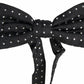 Dolce & Gabbana Elegant Black Silk Bow Tie